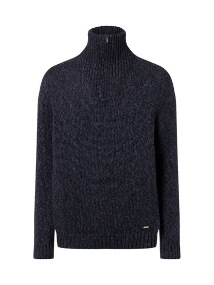 Ragman Strickpullover Herren Baumwolle meliert