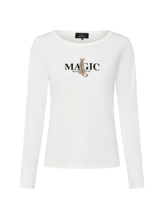 Monari Langarmshirt Damen Baumwolle bedruckt
