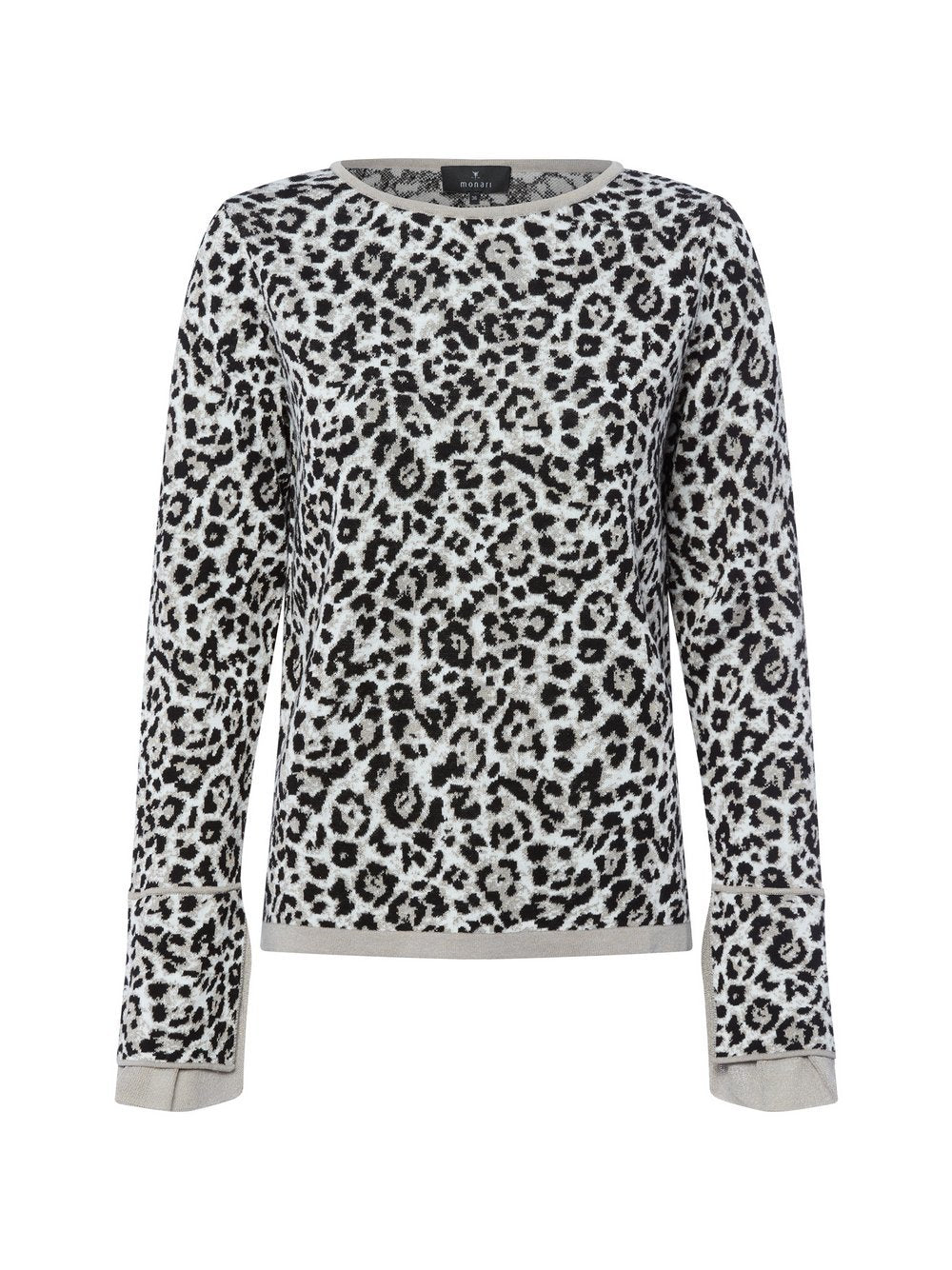 Monari Pullover Damen Baumwolle gemustert