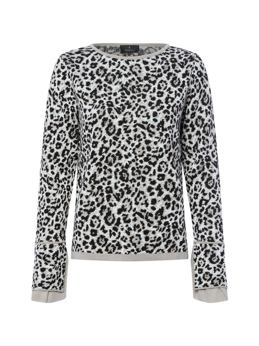 Monari Pullover Damen Baumwolle gemustert