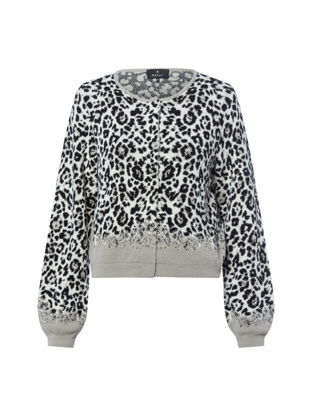 Monari Strickjacke Damen Feinstrick gemustert