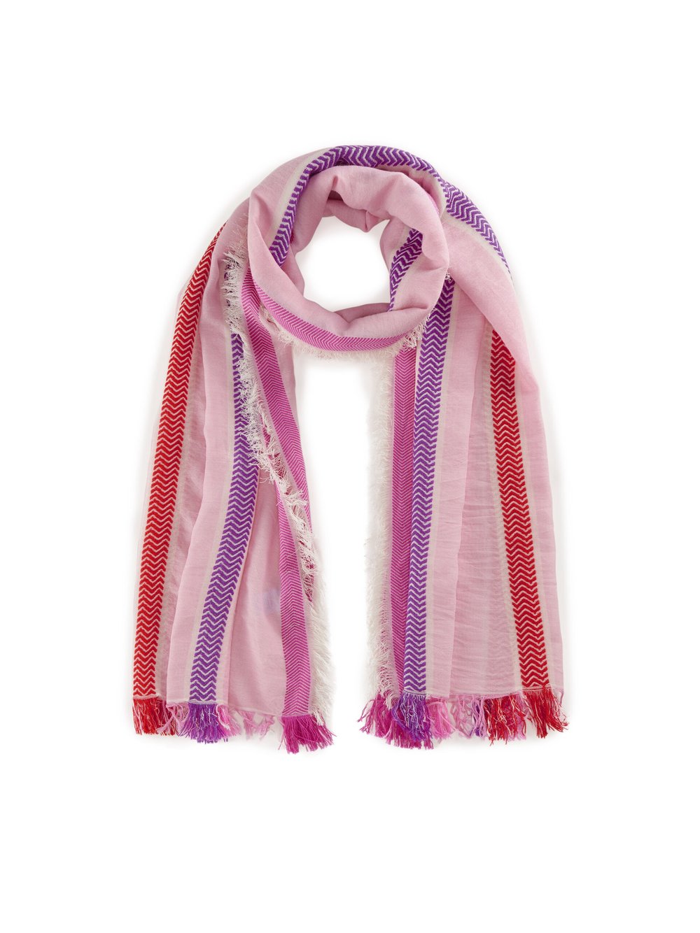 Codello Schal Damen Baumwolle gestreift