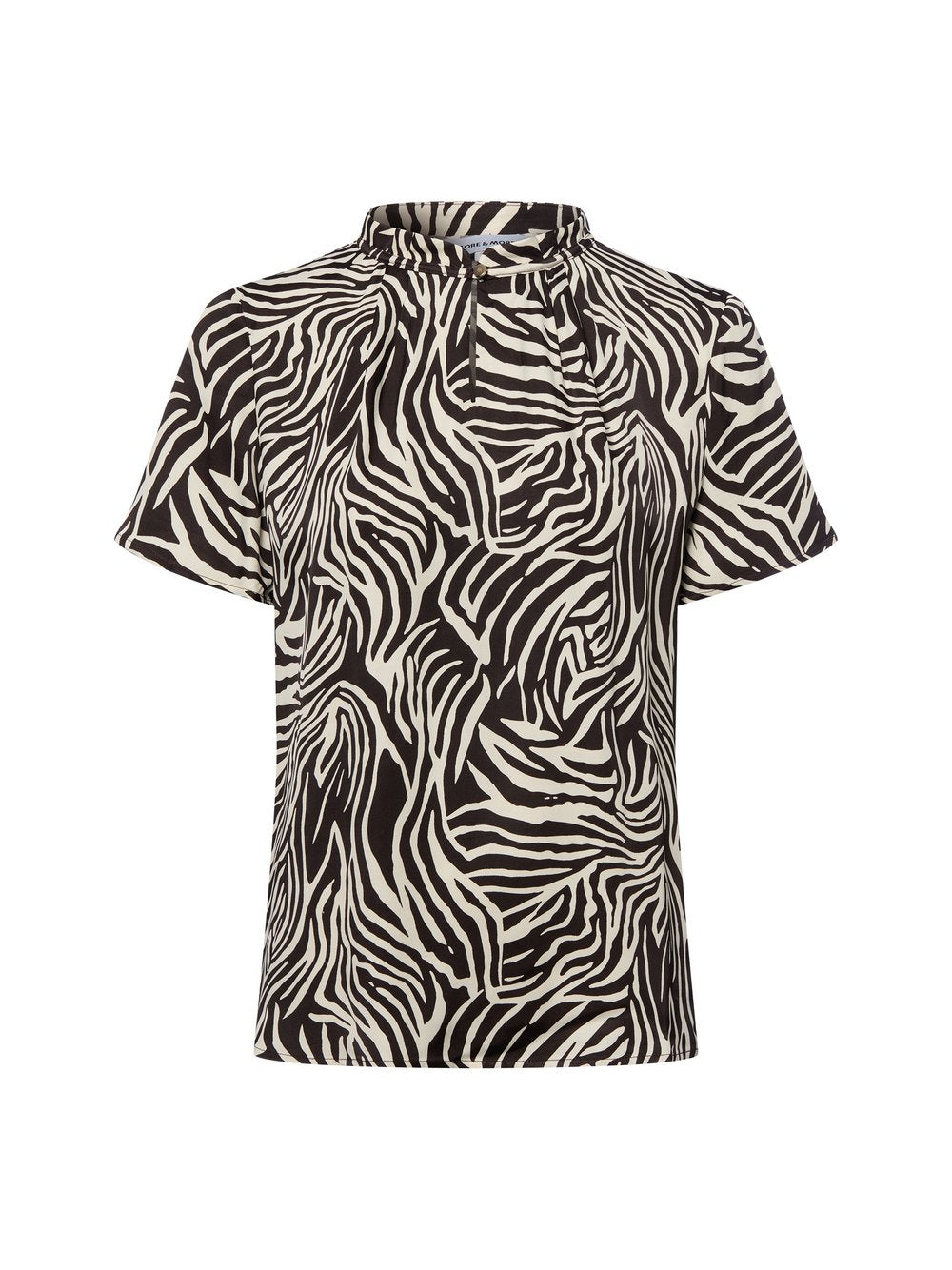 More & More Blusenshirt Damen Viskose gemustert