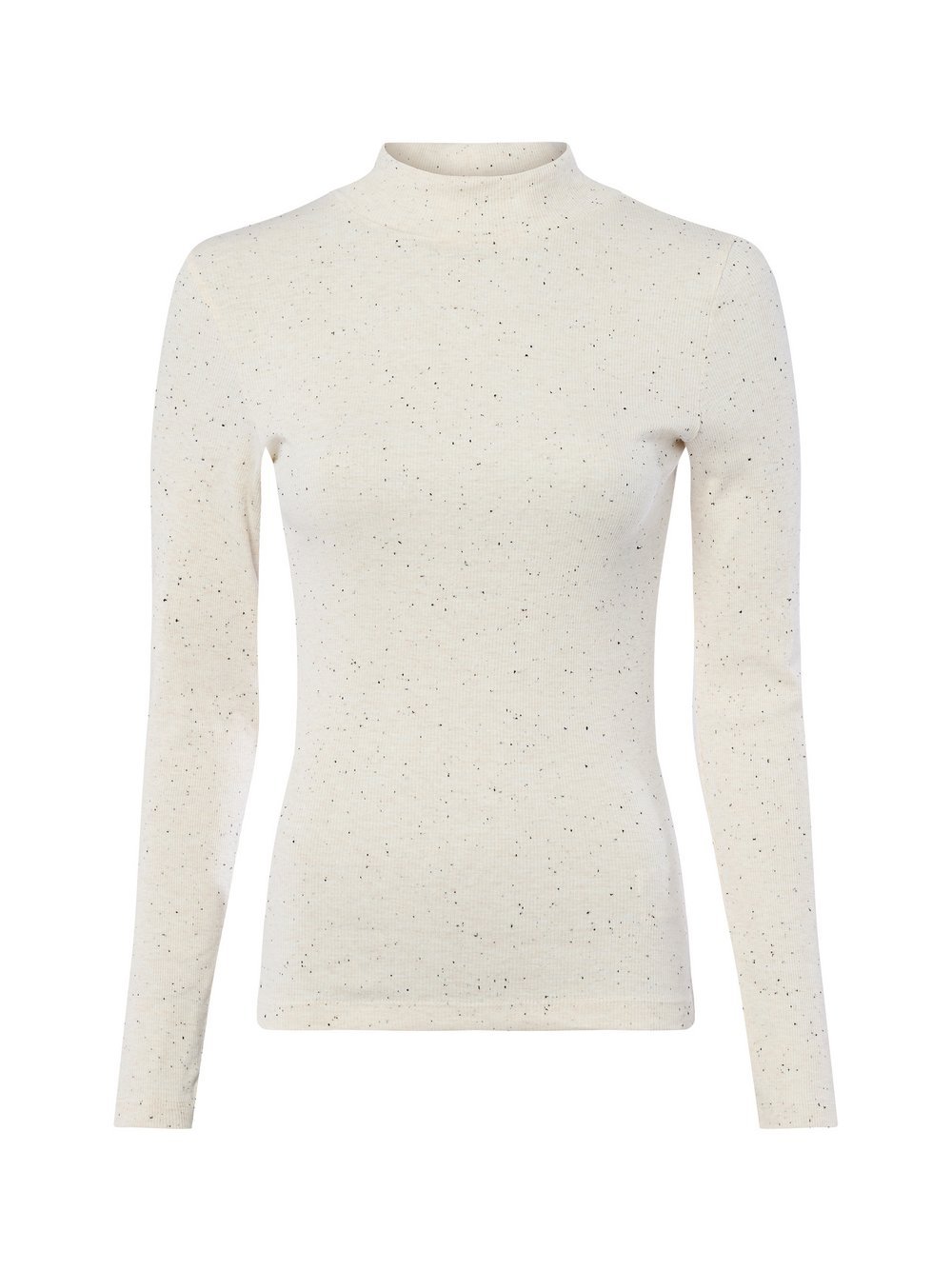 Marie Lund Langarmshirt Damen Baumwolle meliert