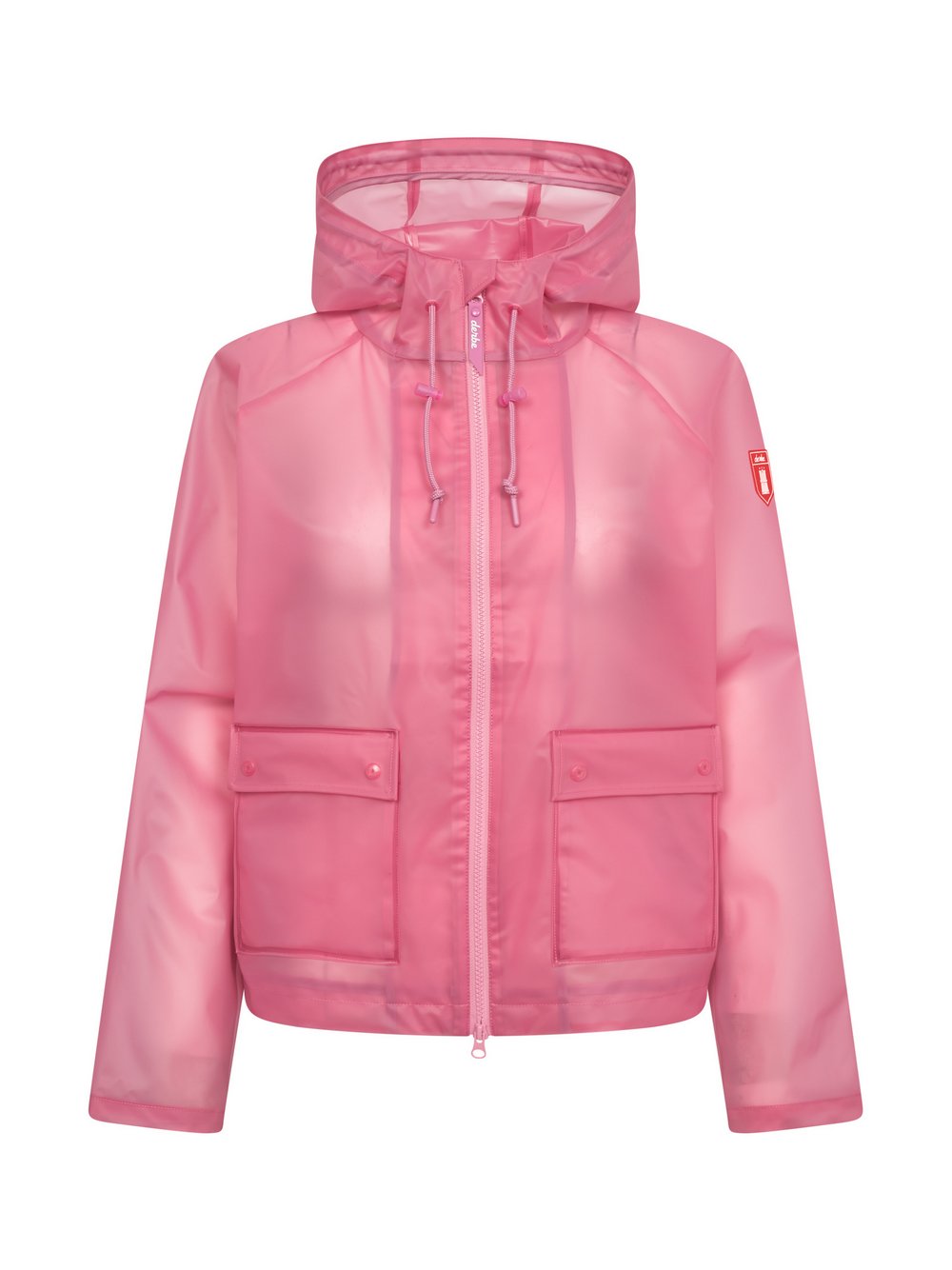 Derbe Regenjacke Damen transparent