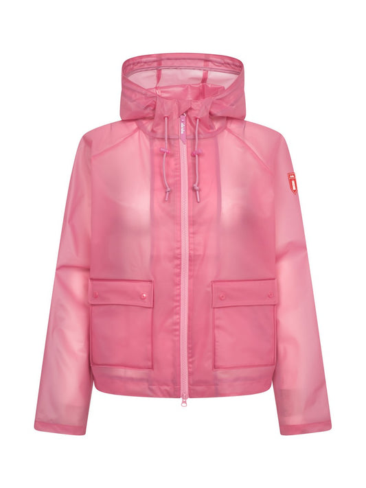Derbe Regenjacke Damen transparent