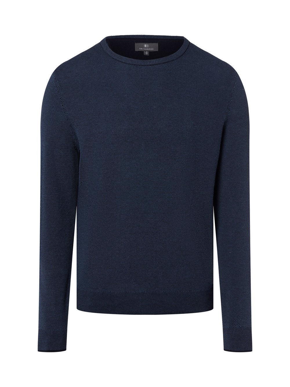 Nils Sundström Strickpullover Herren Feinstrick meliert