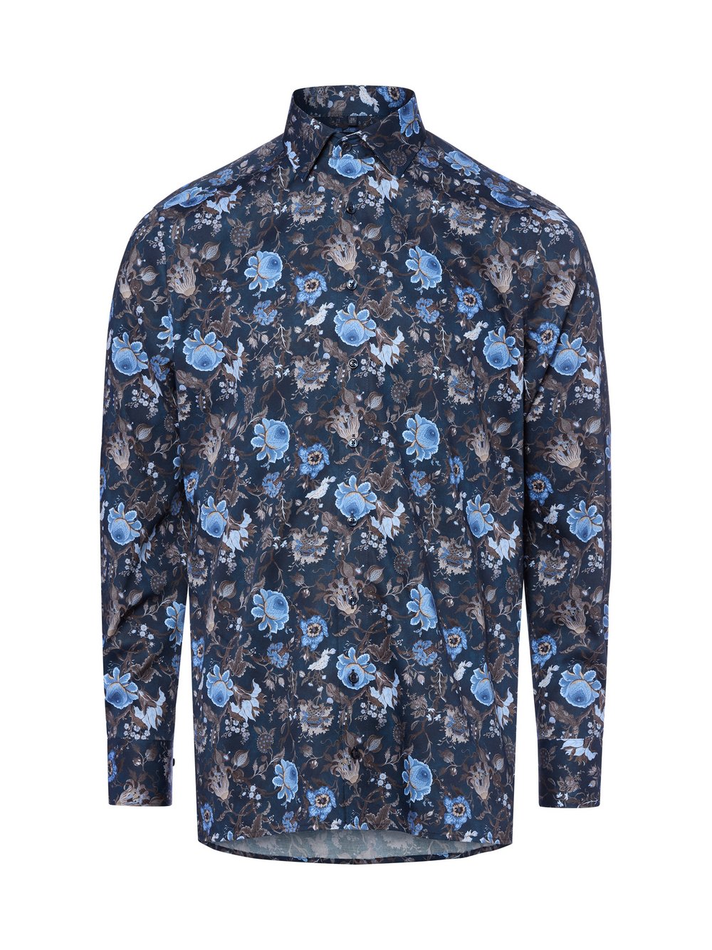 OLYMP Luxor modern fit Hemd Herren Baumwolle gemustert