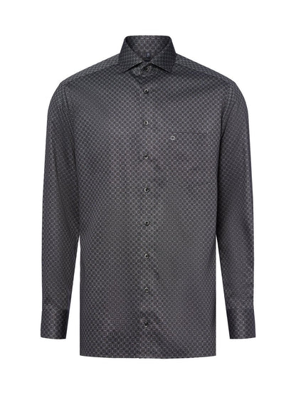 OLYMP Luxor modern fit Hemd Herren Baumwolle gemustert