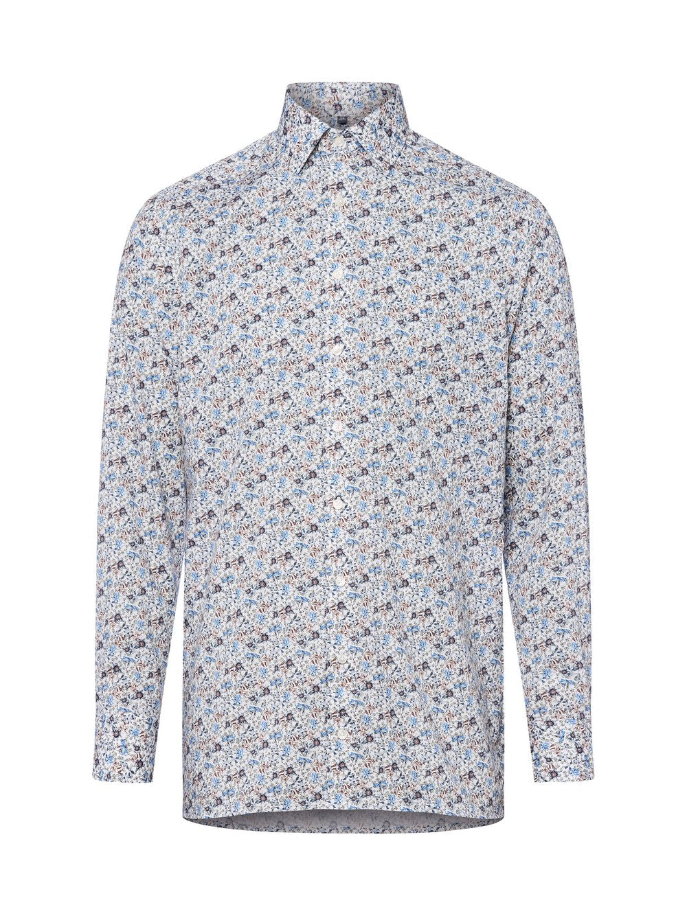 OLYMP Luxor modern fit Hemd Herren Baumwolle gemustert