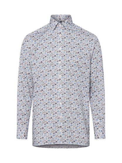 OLYMP Luxor modern fit Hemd Herren Baumwolle gemustert