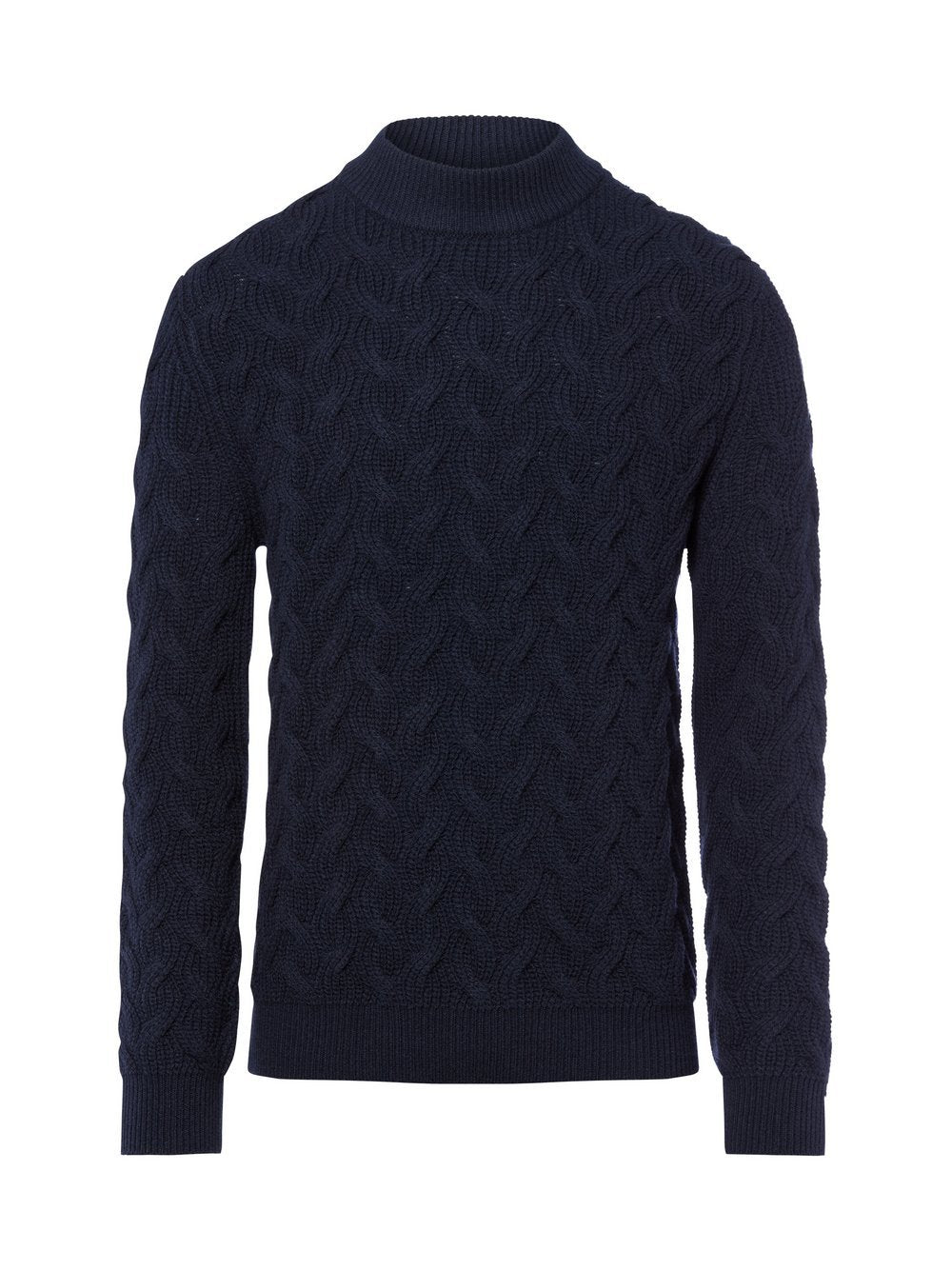OLYMP SIGNATURE Strickpullover Herren Regular Fit Wolle strukturiert