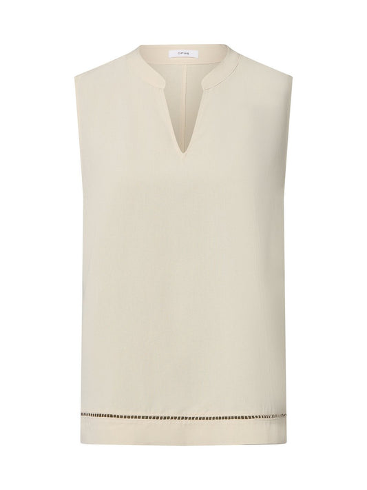 Opus Blussentop mit Leinen-Anteil Damen Viskose