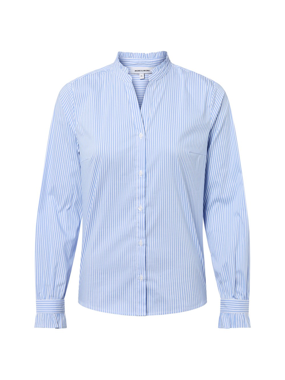 More & More Freizeitbluse Damen Baumwolle gestreift