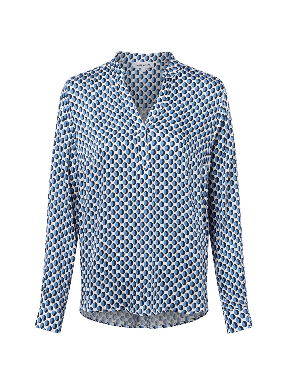 More & More Bluseshirt Damen Viskose gemustert