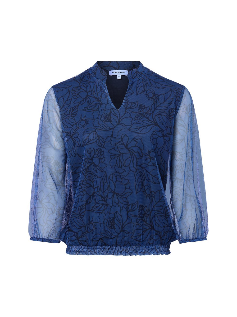 More & More Langarmshirt Damen bedruckt