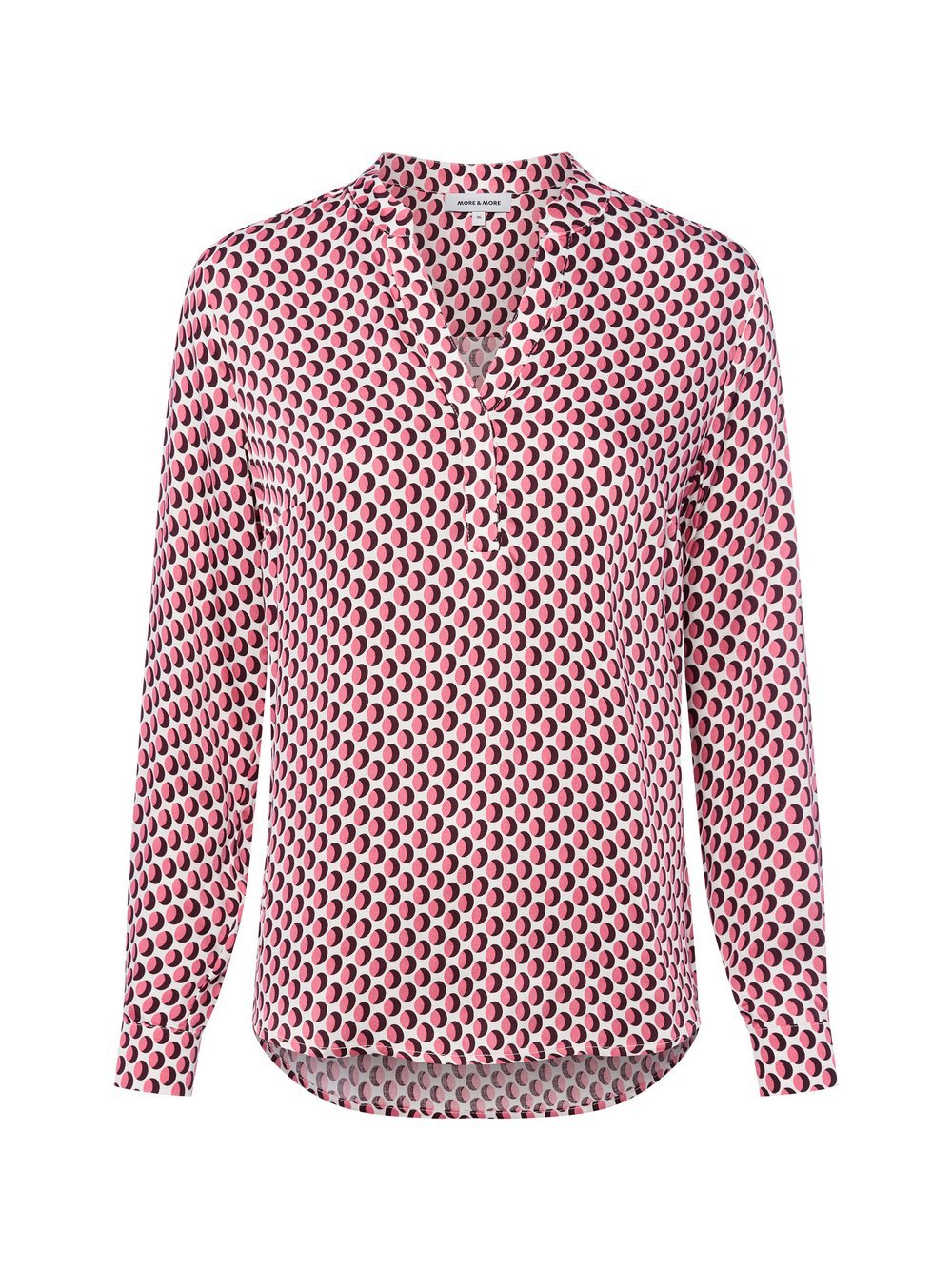 More & More Blusenshirt Damen Viskose gemustert