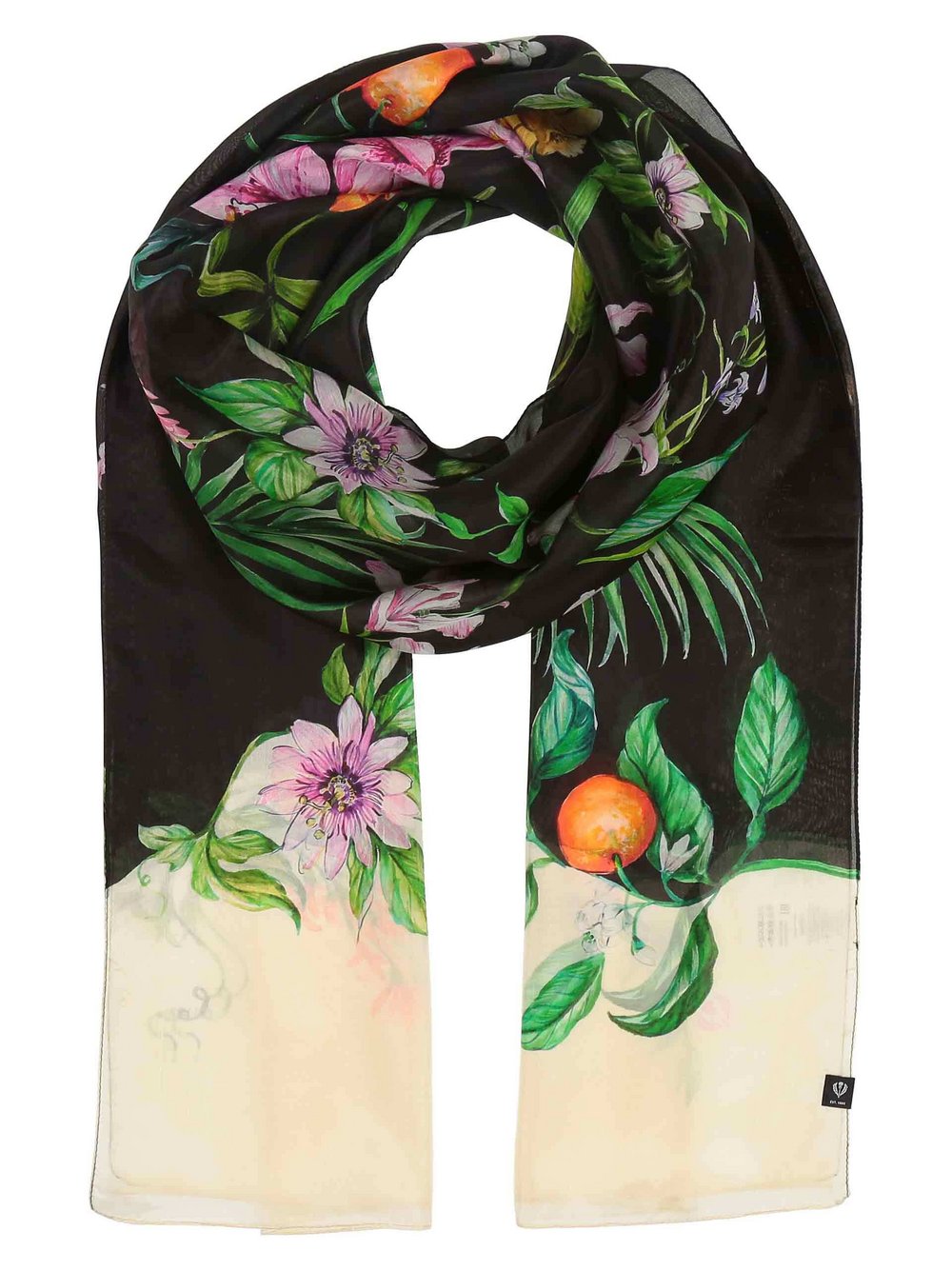 Fraas Stola Damen Seide gemustert