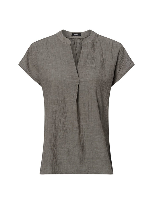 Opus Blusenshirt Damen Baumwolle meliert