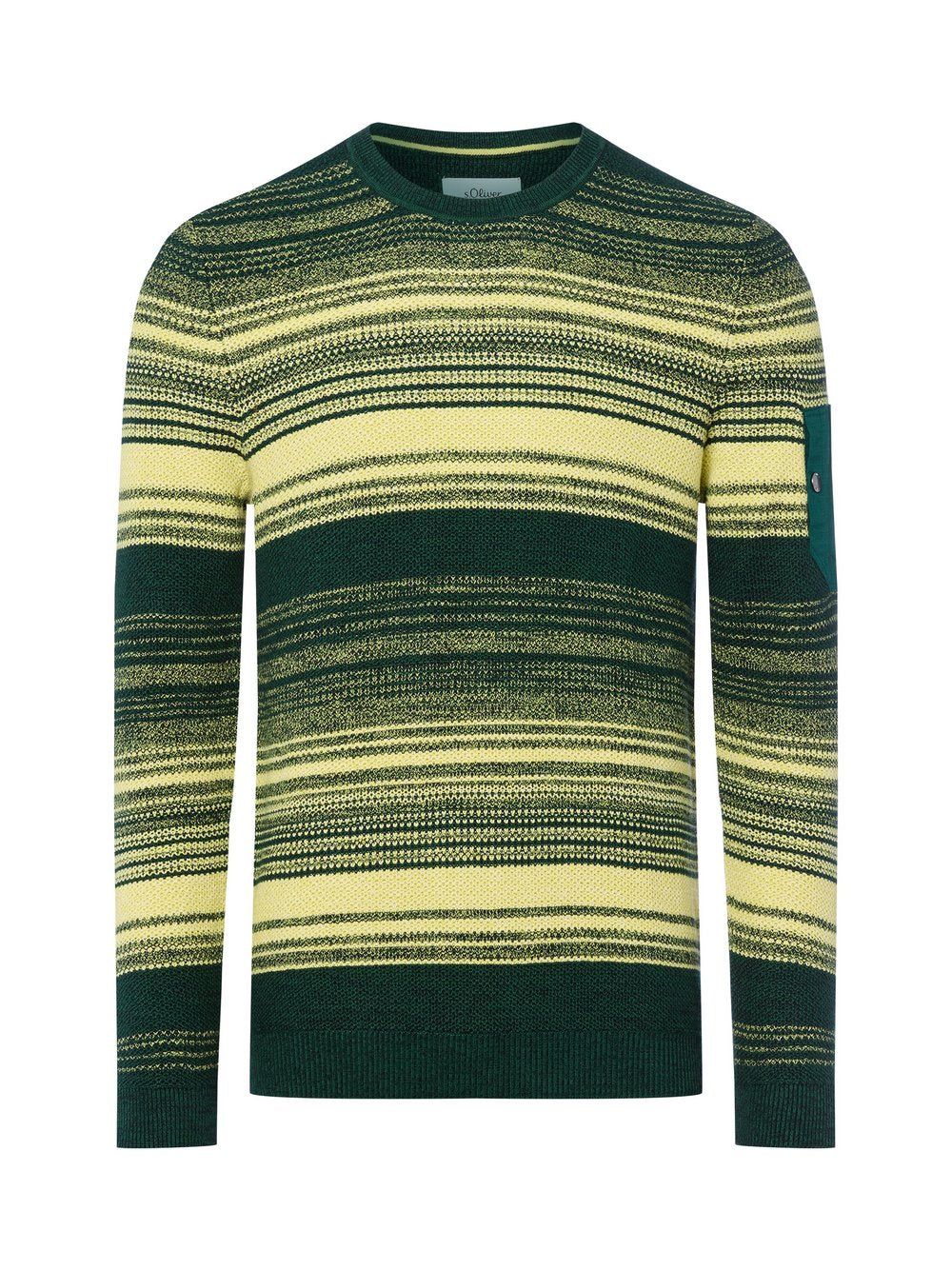 s.Oliver Strickpullover Herren Baumwolle gestreift