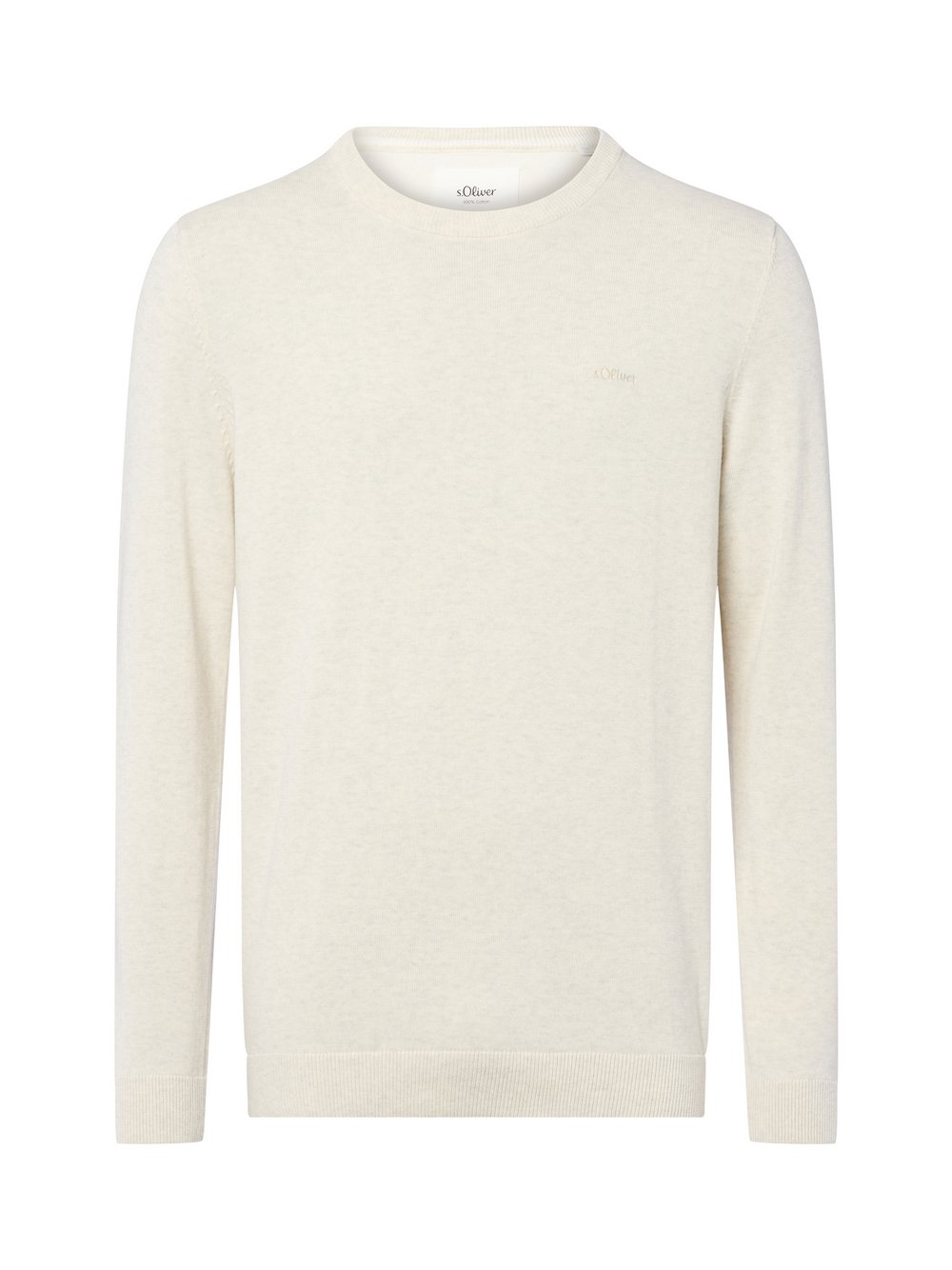 s.Oliver Pullover Herren Feinstrick meliert