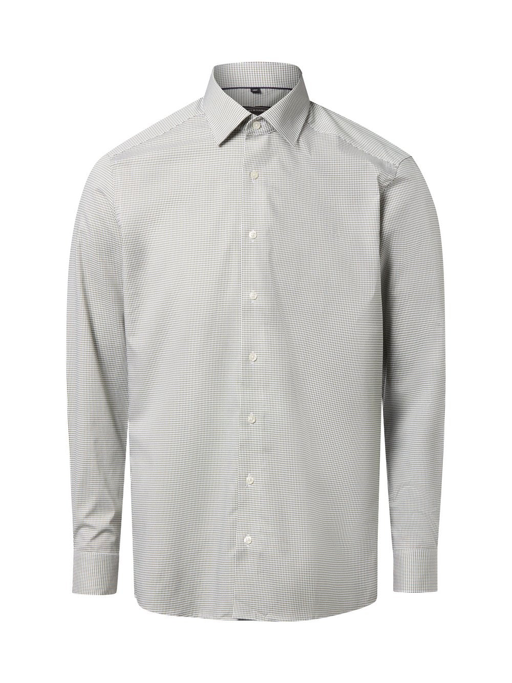 Finshley & Harding Businesshemd Herren Modern Fit Baumwolle kariert