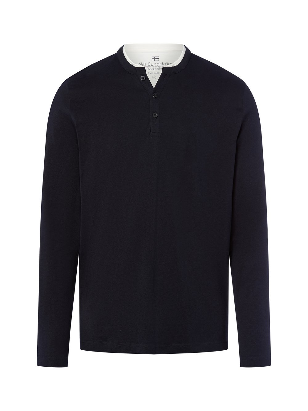 Nils Sundström Langarmshirt Herren Baumwolle