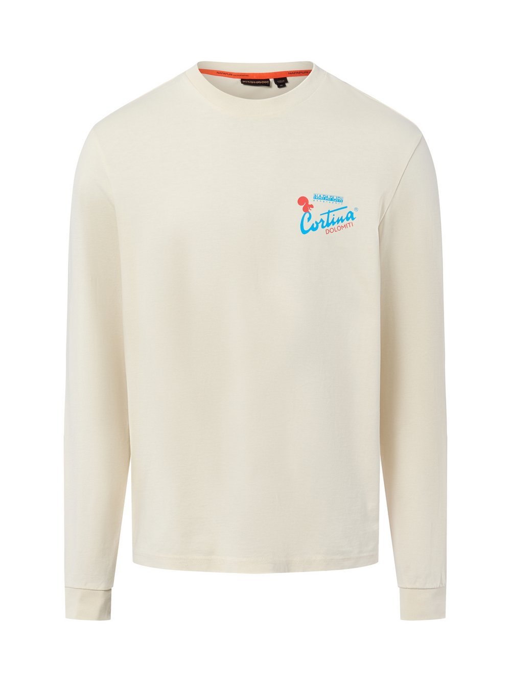 Napapijri Langarmshirt Herren Baumwolle bedruckt