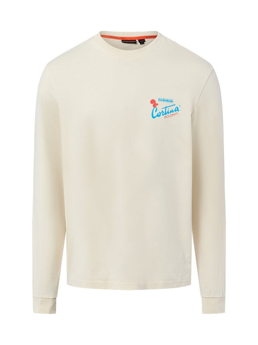 Napapijri Langarmshirt Herren Baumwolle bedruckt