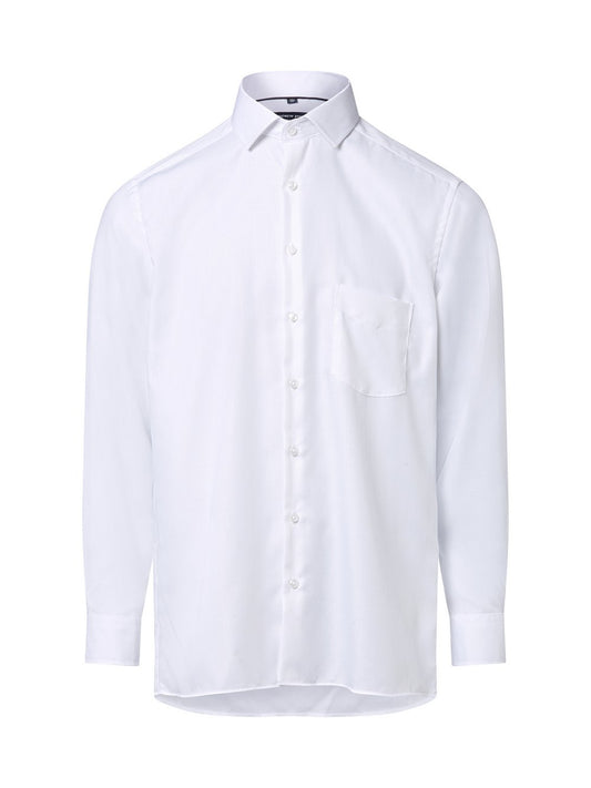 Andrew James Businesshemd Herren Regular Fit Baumwolle strukturiert