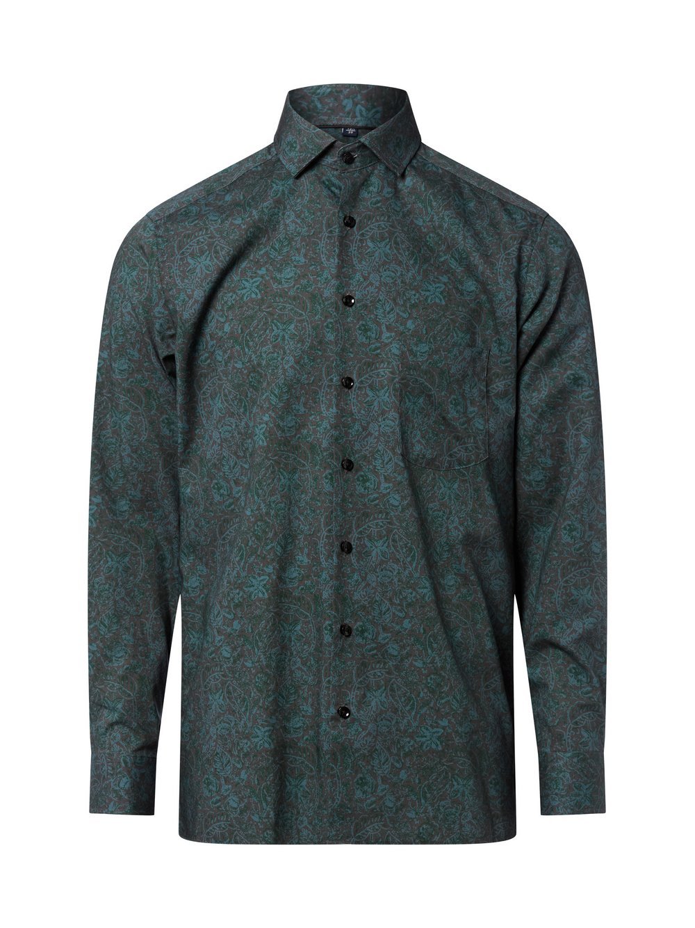 Andrew James Businesshemd Herren Regular Fit Baumwolle gemustert