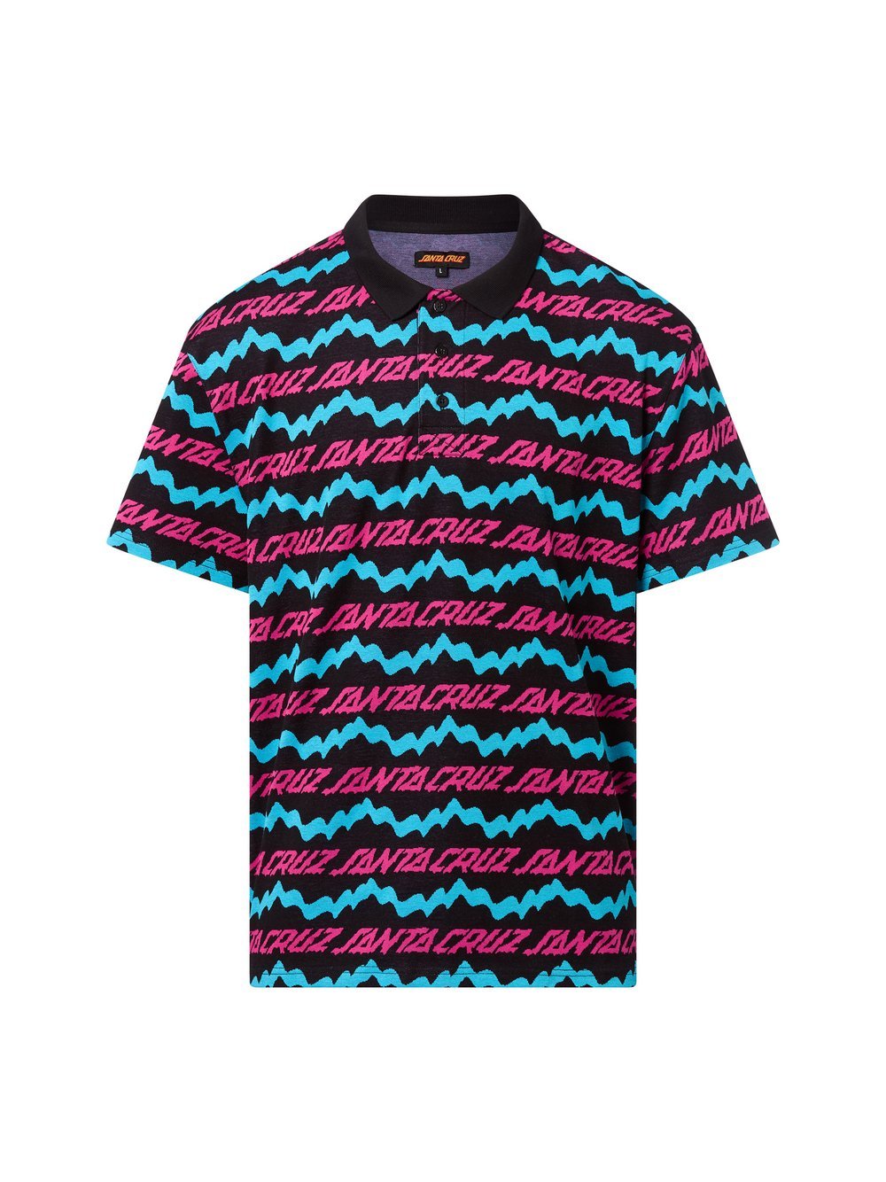 Santa Cruz Poloshirt Herren Baumwolle gemustert