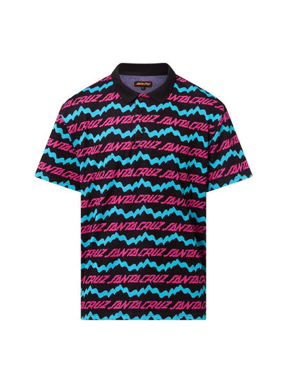 Santa Cruz Poloshirt Herren Baumwolle gemustert