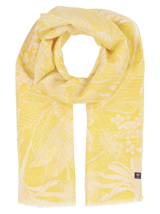 Fraas Schal Damen Hanf gemustert