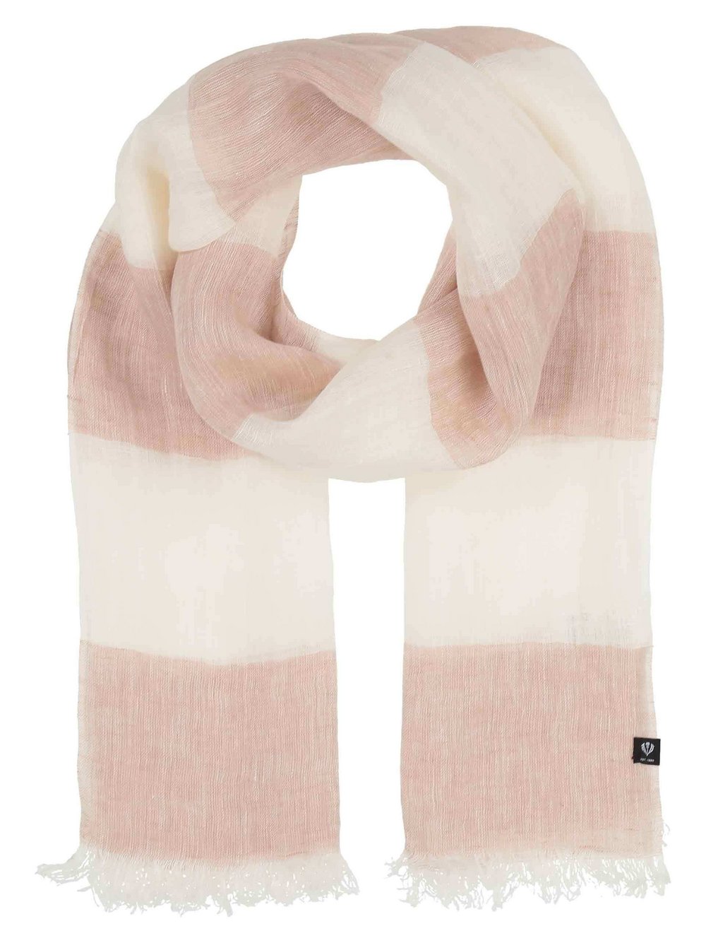 Fraas Schal Damen Leinen gestreift