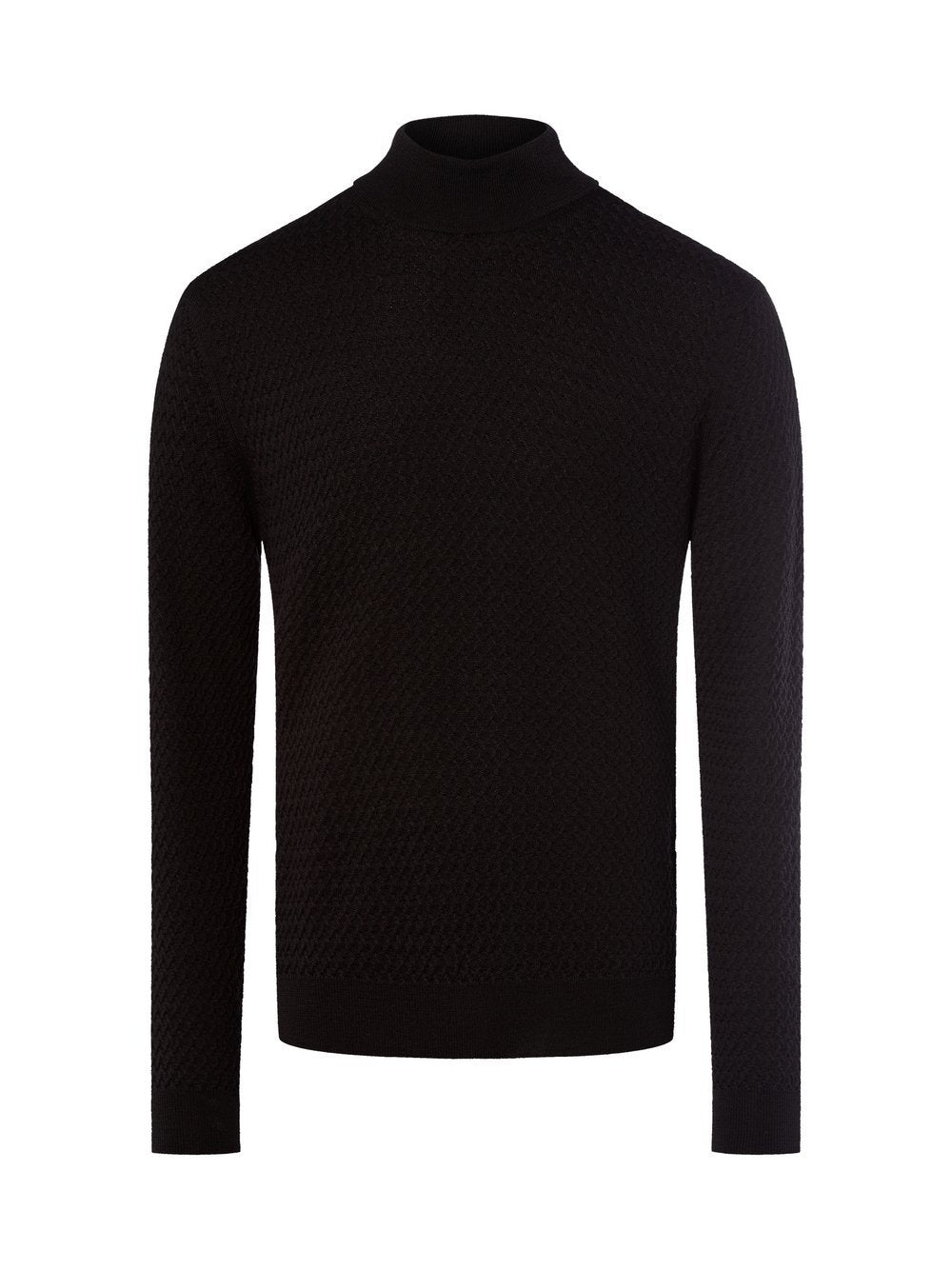 Finshley & Harding Strickpullover Herren Schurwolle strukturiert