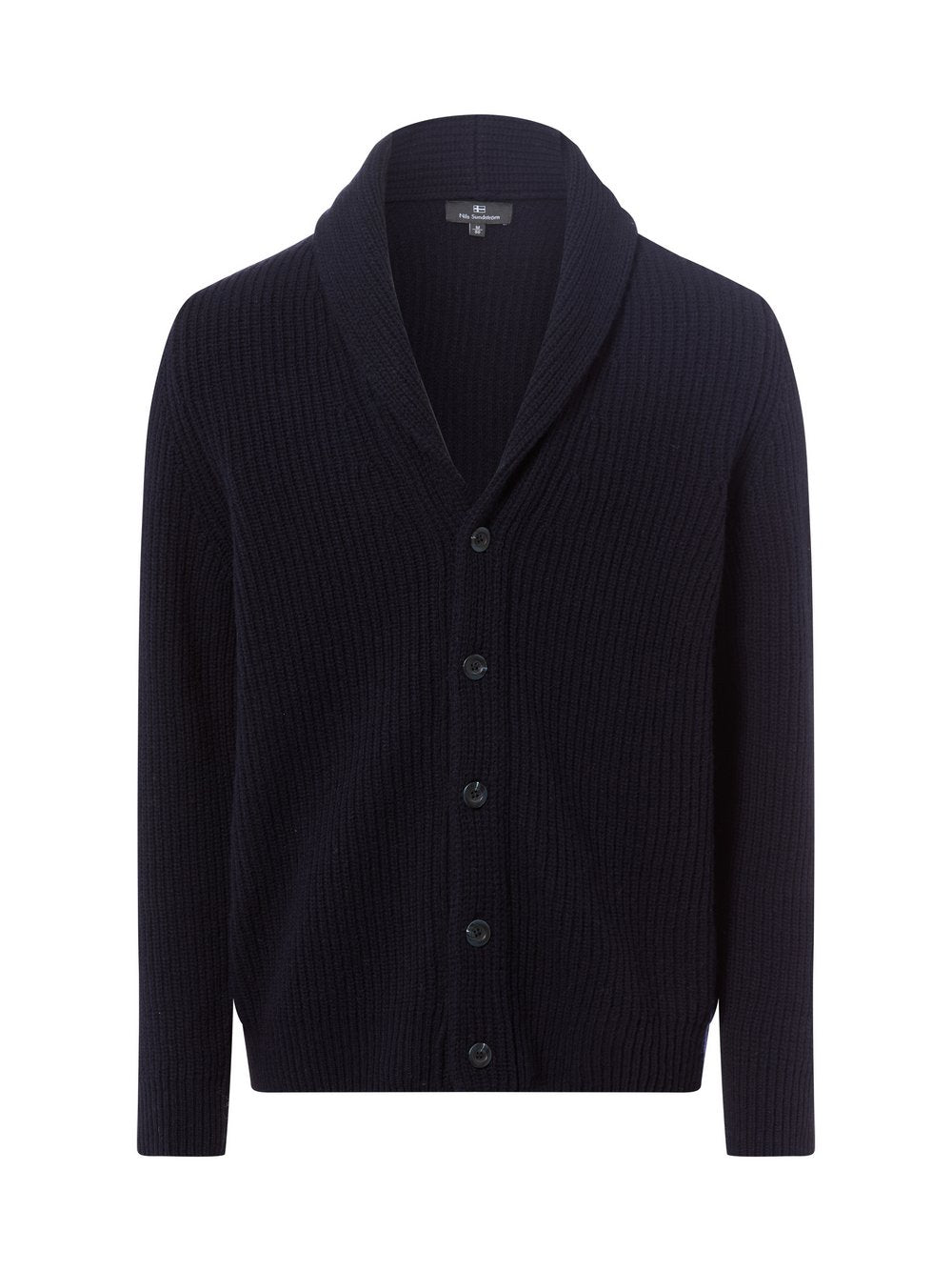 Nils Sundström Strickjacke Herren Rippe