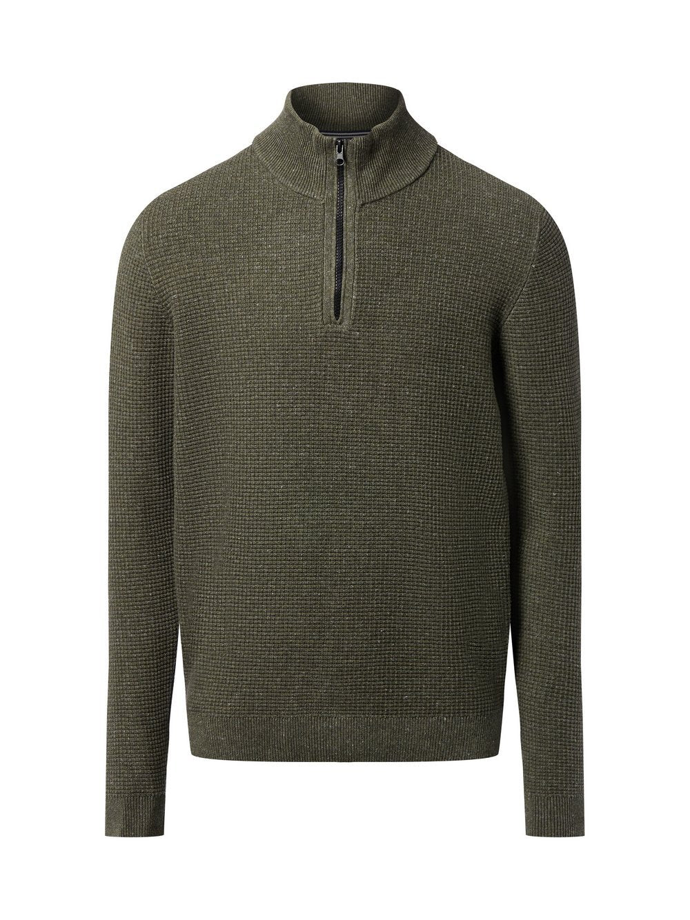 Nils Sundström Strickpullover Herren Baumwolle strukturiert