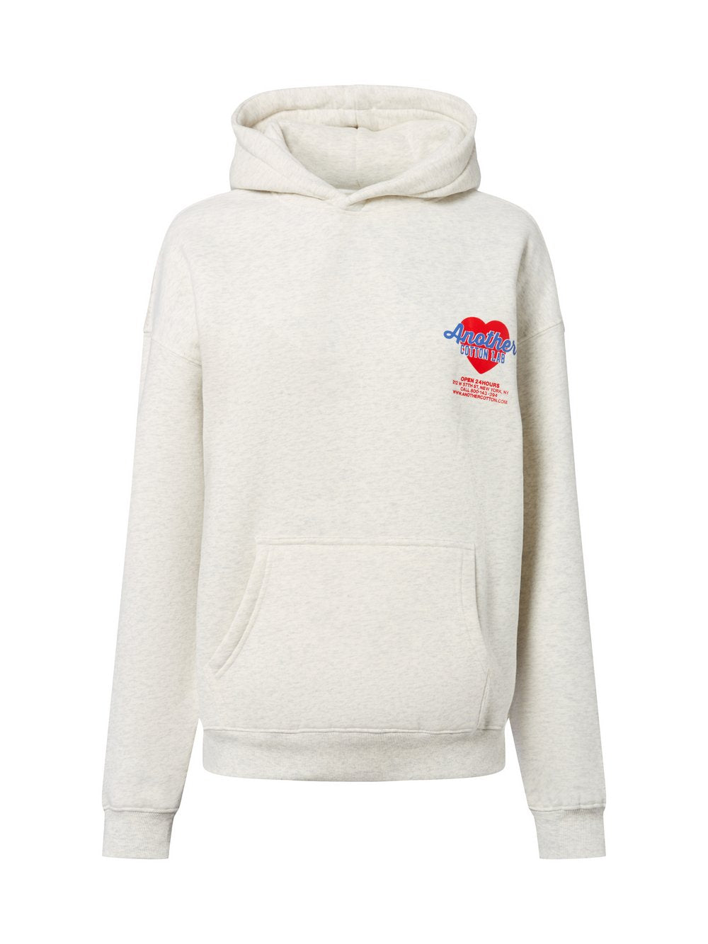 Another Cotton Lab Hoodie Damen Baumwolle meliert