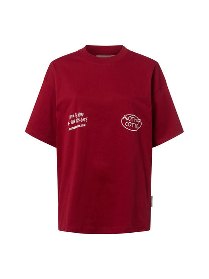 Another Cotton Lab T-Shirt Damen Baumwolle bedruckt