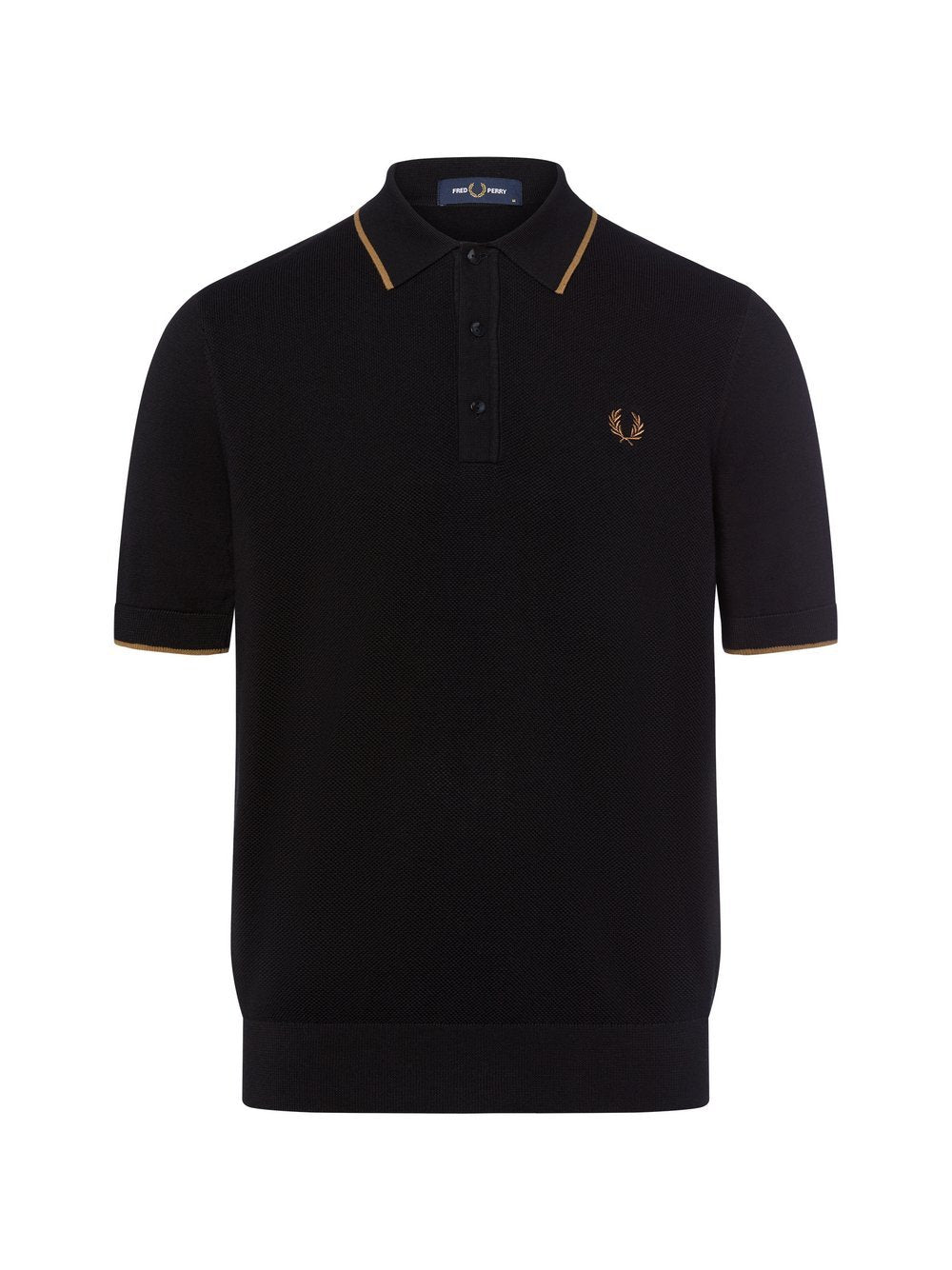 Fred Perry Strickshirt Herren Baumwolle