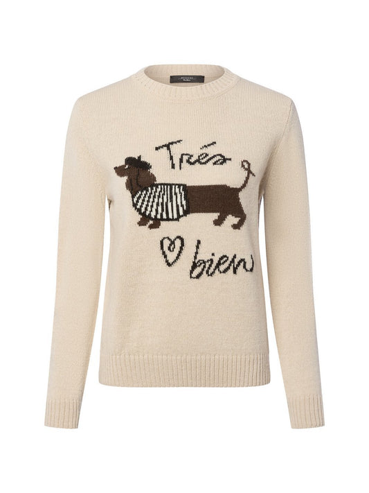 Weekend Max Mara Strickpullover mit Alpaka-Anteil Damen gemustert