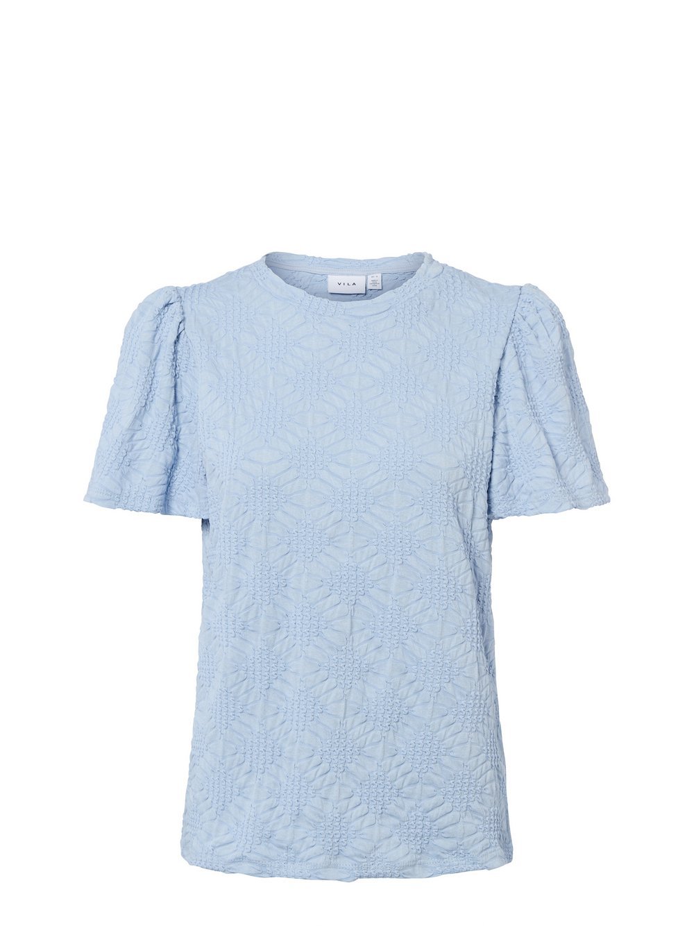 Vila T-Shirt Damen Baumwolle strukturiert