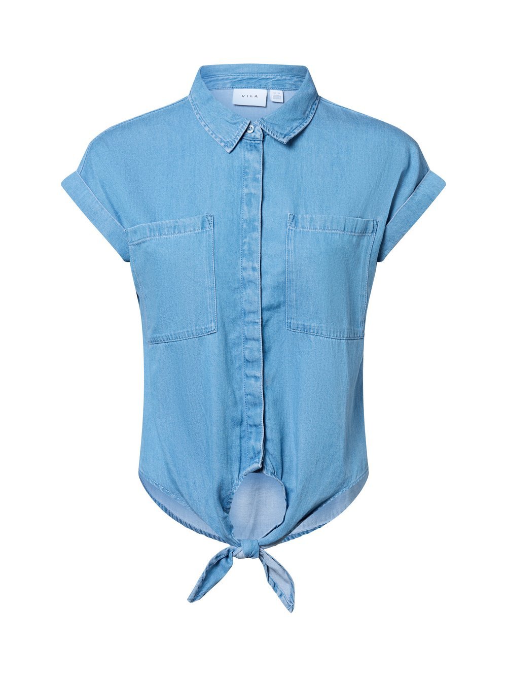 Vila Jeansbluse Damen Lyocell