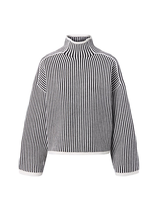 EDITED Strickpullover Damen gestreift