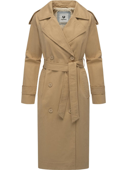 Ragwear Trenchcoat Damen Baumwolle