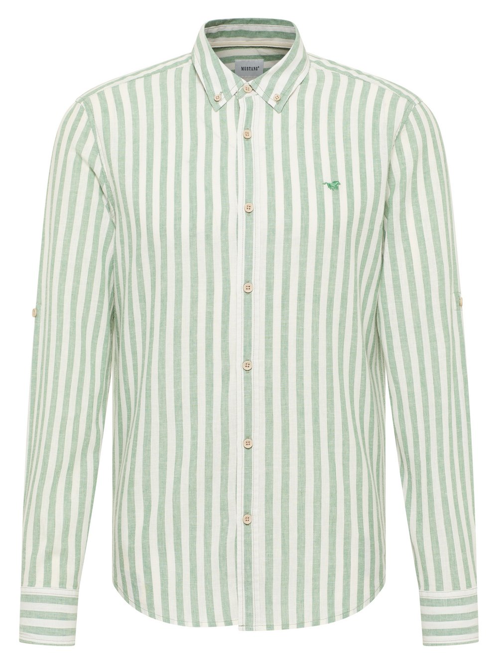 Mustang Hemd Herren Slim Fit Baumwolle gestreift