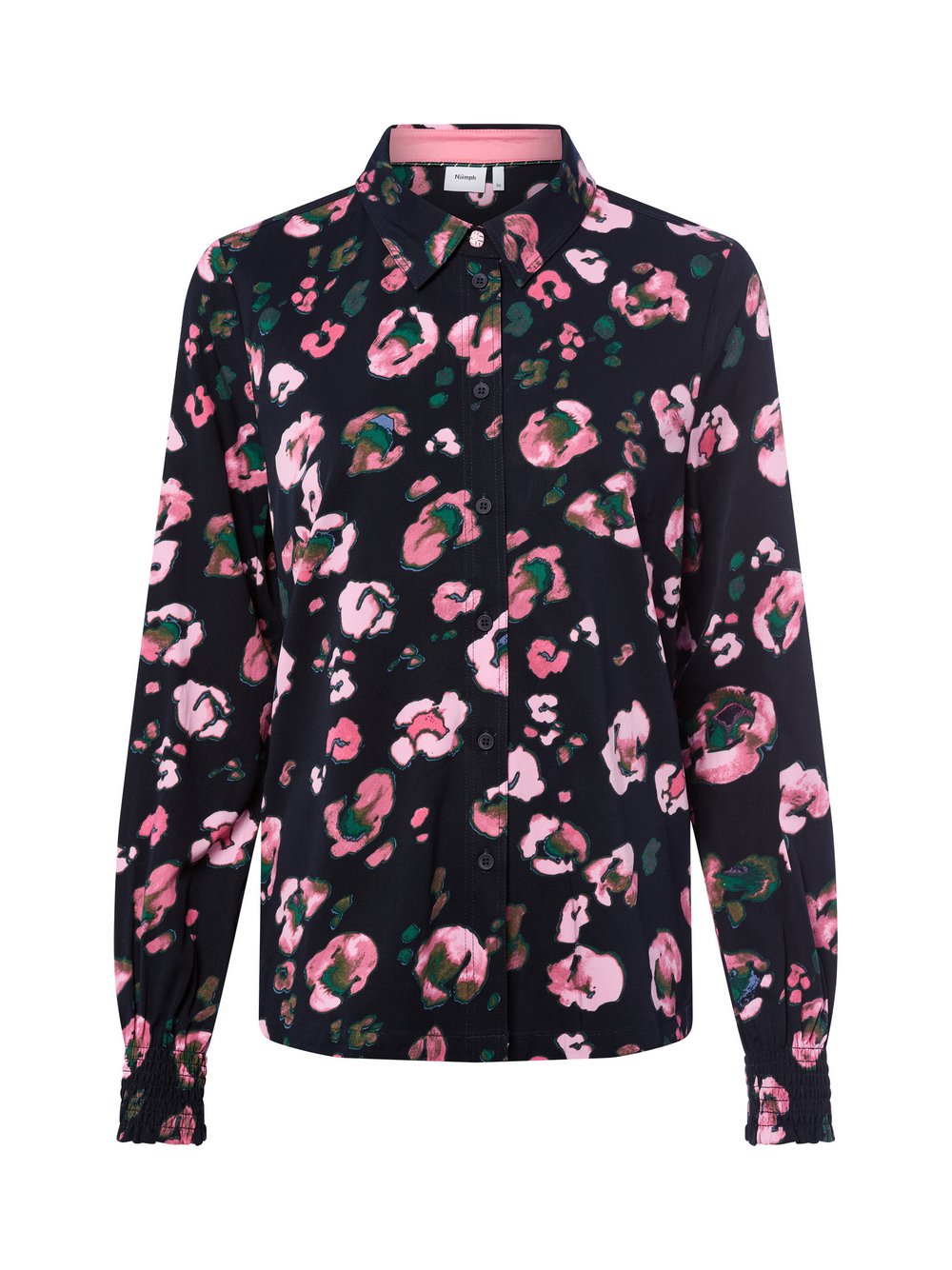 Nümph Hemdbluse Damen Viskose gemustert