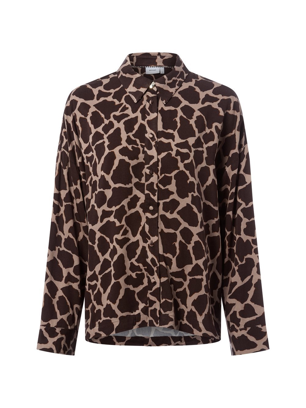 Nümph Hemdbluse Damen Viskose gemustert