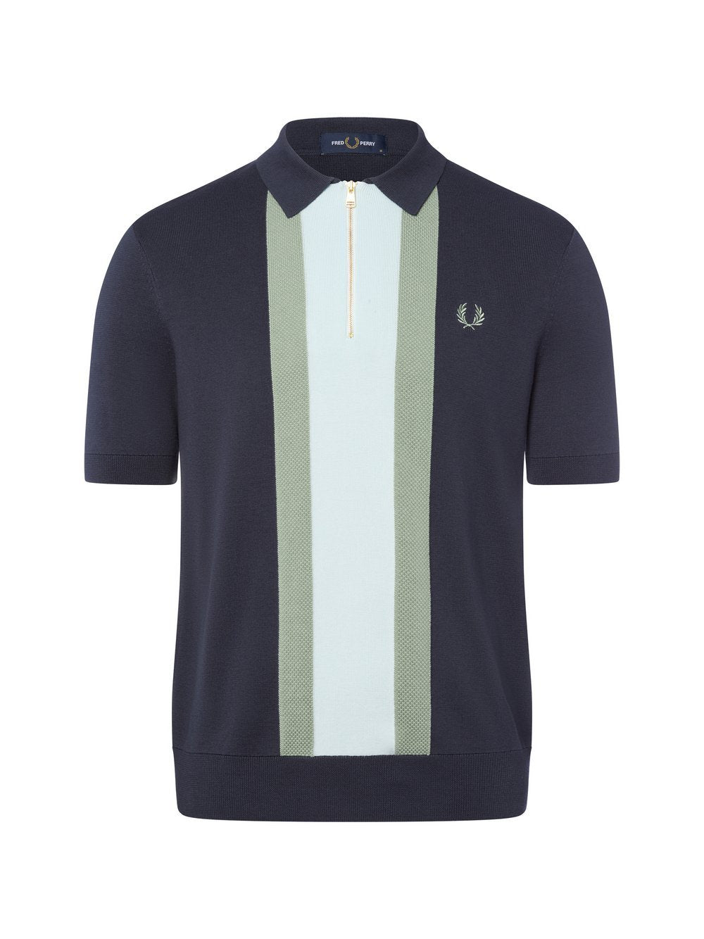 Fred Perry Strick-Poloshirt Herren Feinstrick